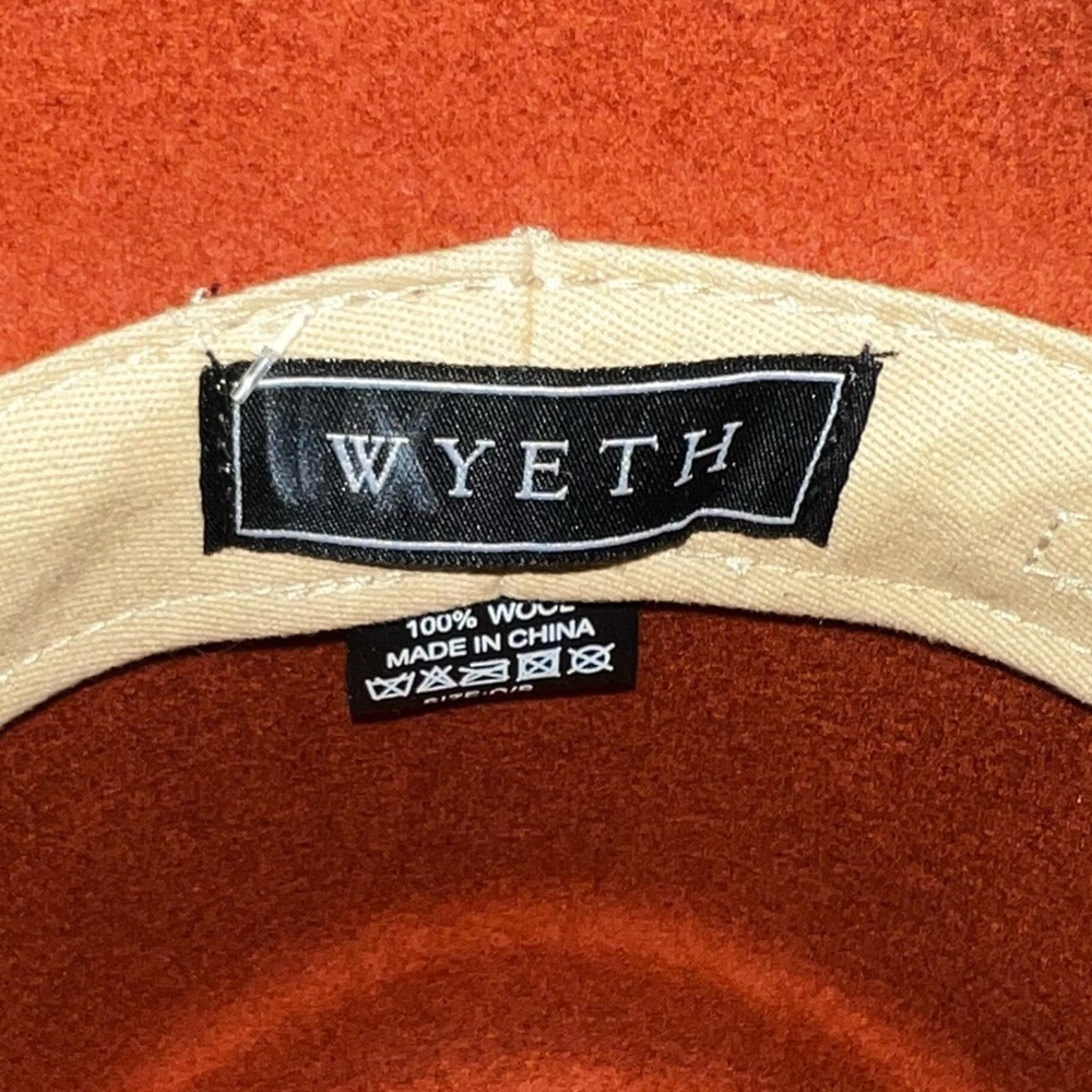 WYETH Siggie Hat Festival Cowboy auburn Rust color - Picture 6 of 7